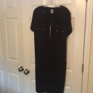 Navy Blue Annie Klein Dress